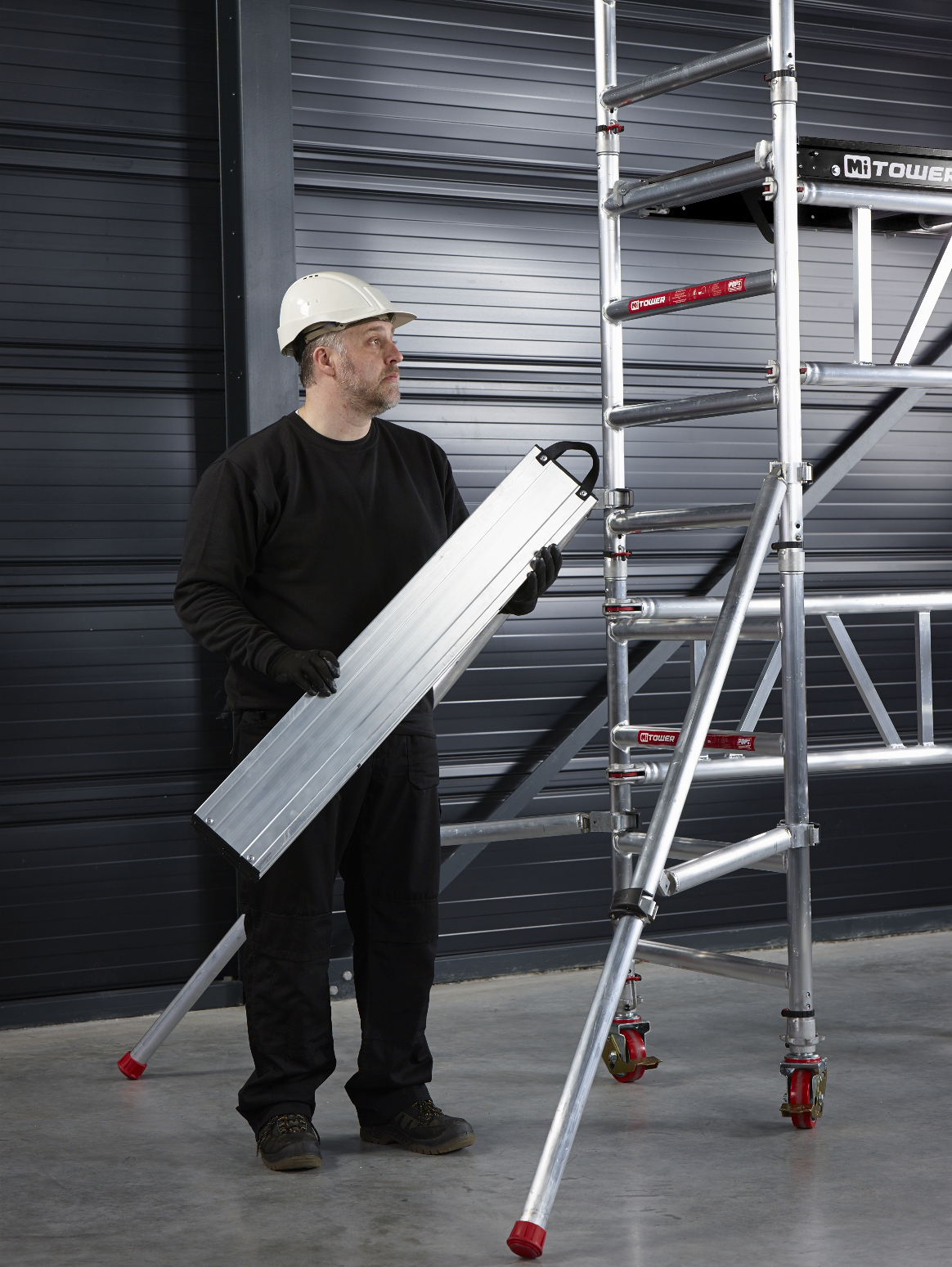 Aluminium toeboard set MiTOWER