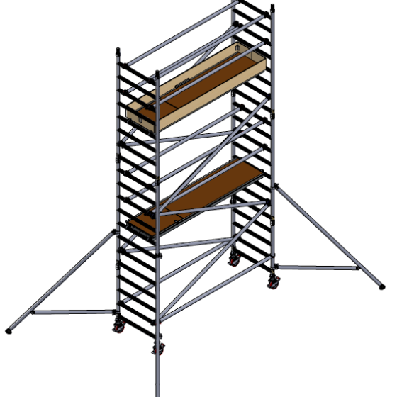 BOSS Clima alumīnija tornis h=5.2m 250x85