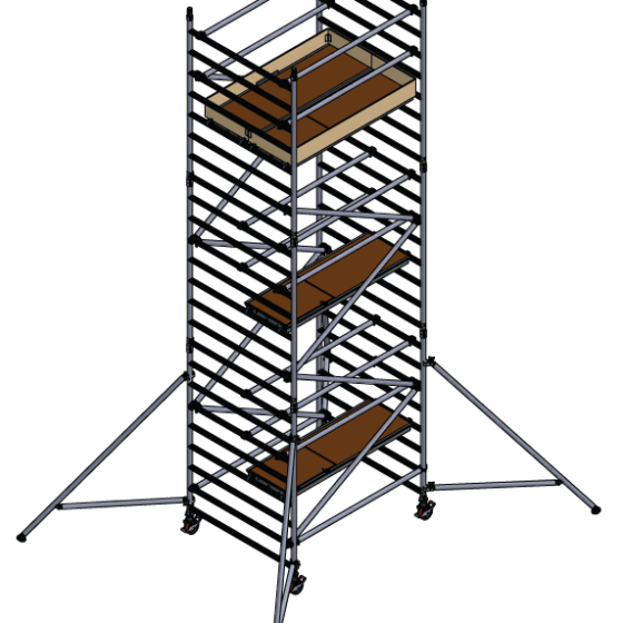 BOSS Clima alumīnija tornis h=6.2m 180x145