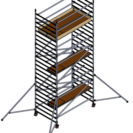Altrex RS250 alumīnija tornis h=6.2m, 250x145