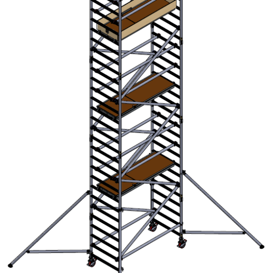 BOSS Clima alumīnija tornis h=7.2m 180x85