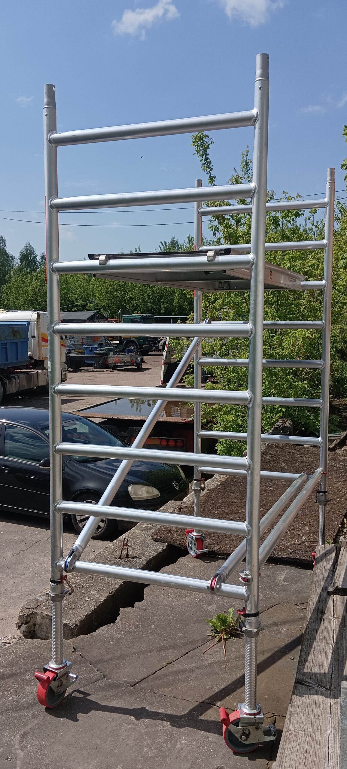 Alumīnija tornis Altrex RS 250 h=2.2m, 180x85 minimālā komplektācijā