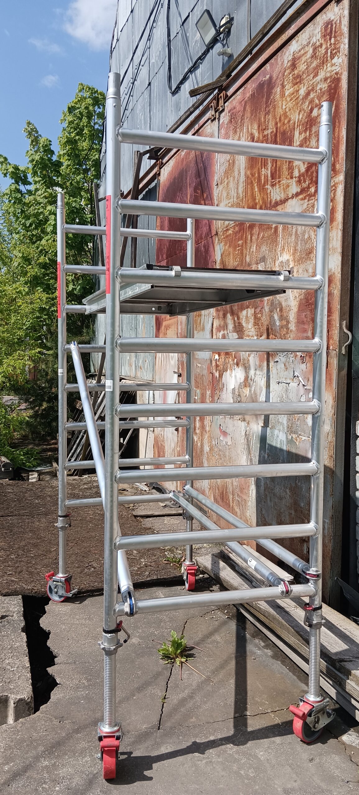 Alumīnija tornis Altrex RS 250 h=2.2m, 180x85 minimālā komplektācijā - Image 2